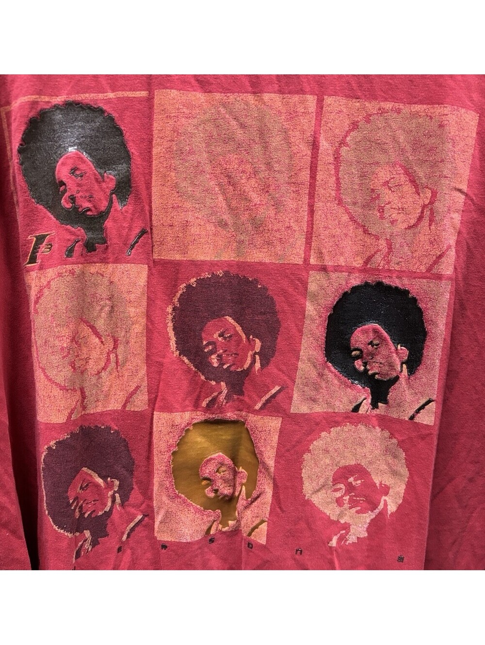 Vintage 90s Reebok Allen Iverson I3 Limited Edition Andy Warhol Style Shirt XXL